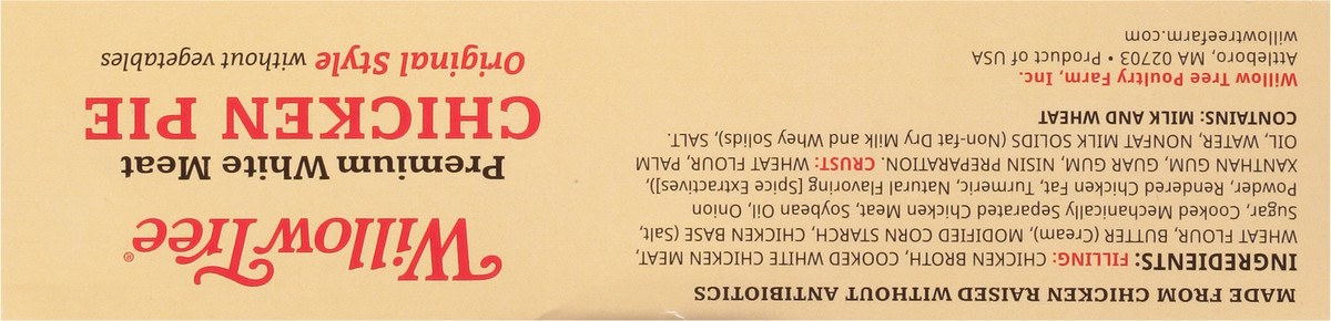 slide 5 of 9, Willow Tree Take & Bake Original Style Premium White Meat Chicken Pie 26 oz, 26 oz