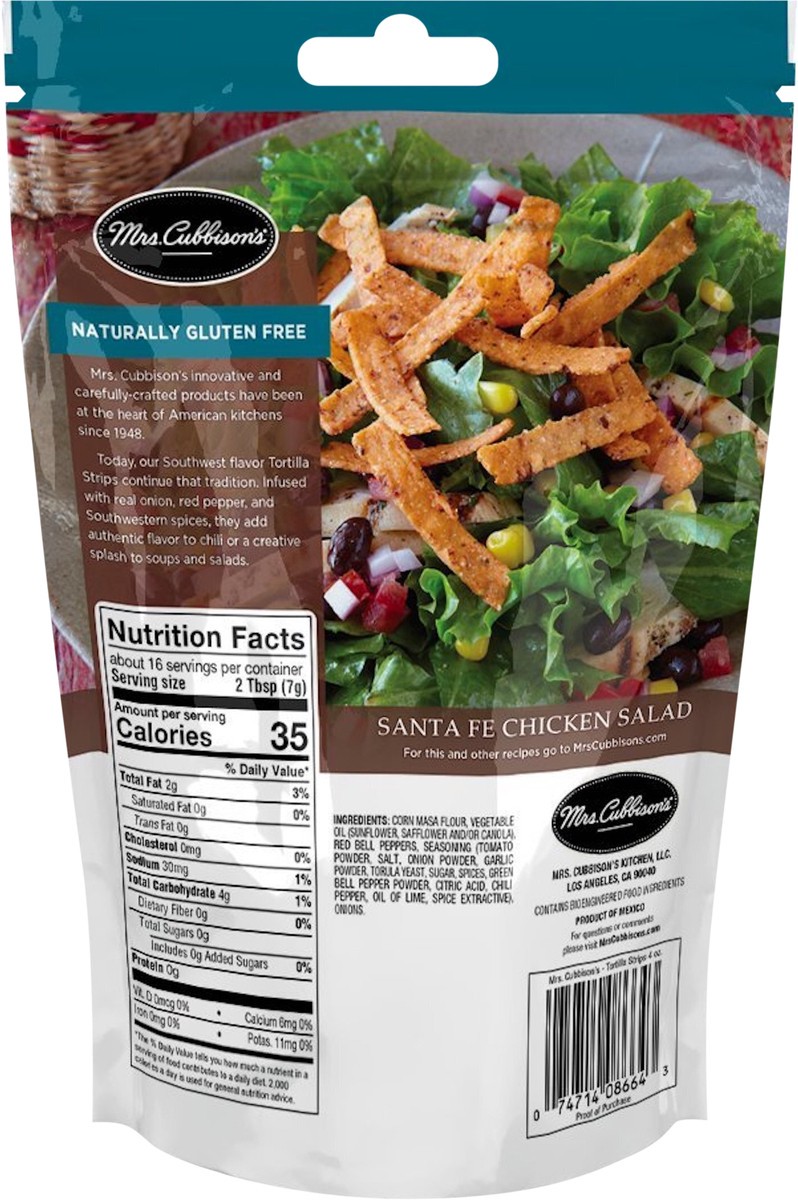 slide 2 of 3, Mrs. Cubbison's Mrs Cubbisons Southwest Tortilla Strips 4 oz, 4 oz