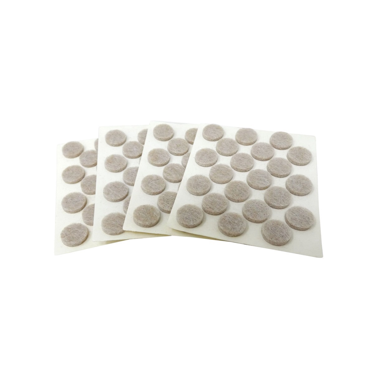 slide 1 of 29, Super Sliders 3/8" Round Self-Stick Felt Pads, Beige (84), 84 ct