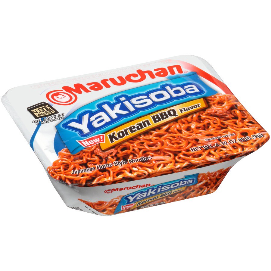 slide 8 of 8, Maruchan Yakisoba Korean BBQ Japanese Home Style Noodles, 4.12 oz