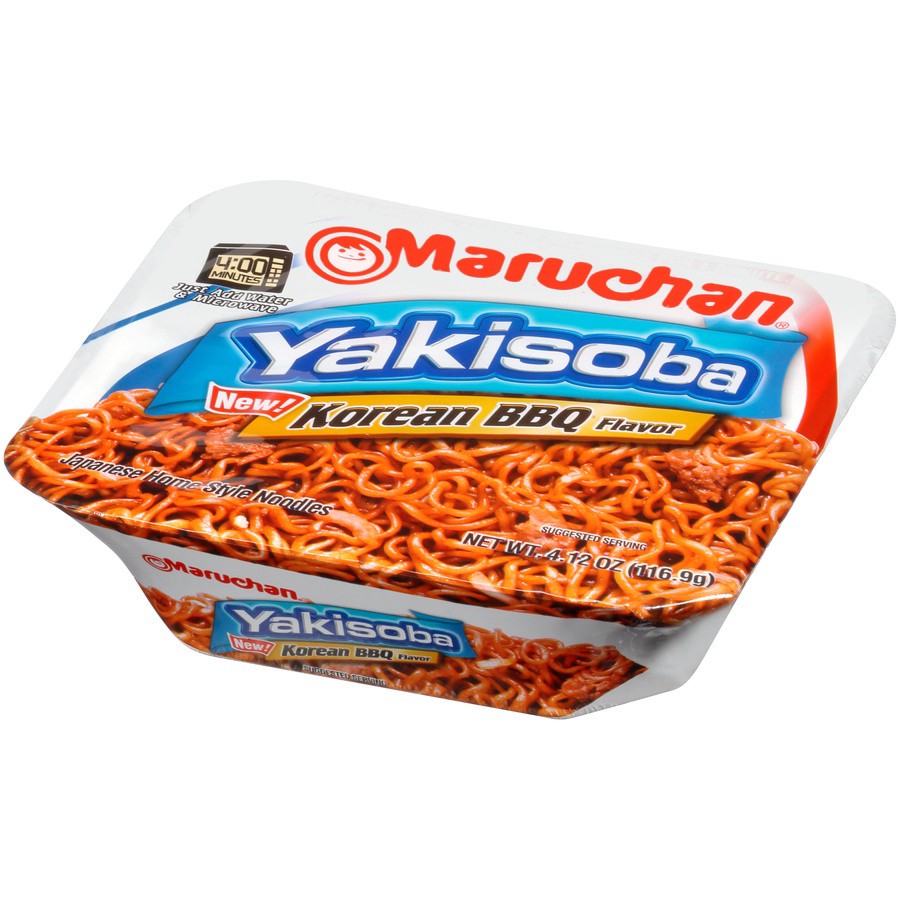slide 5 of 8, Maruchan Yakisoba Korean BBQ Japanese Home Style Noodles, 4.12 oz