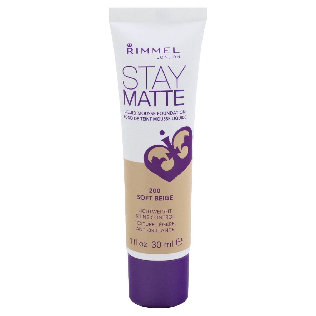 slide 3 of 12, Rimmel Stay Matte Liquid Mousse Soft Beige 200 Foundation 1 oz, 1 oz