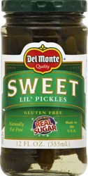 Del Monte Pickles 12 oz