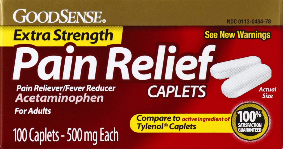 slide 7 of 8, Good Sense Pain Reliever/Fever Reducer 100 ea, 100 ct