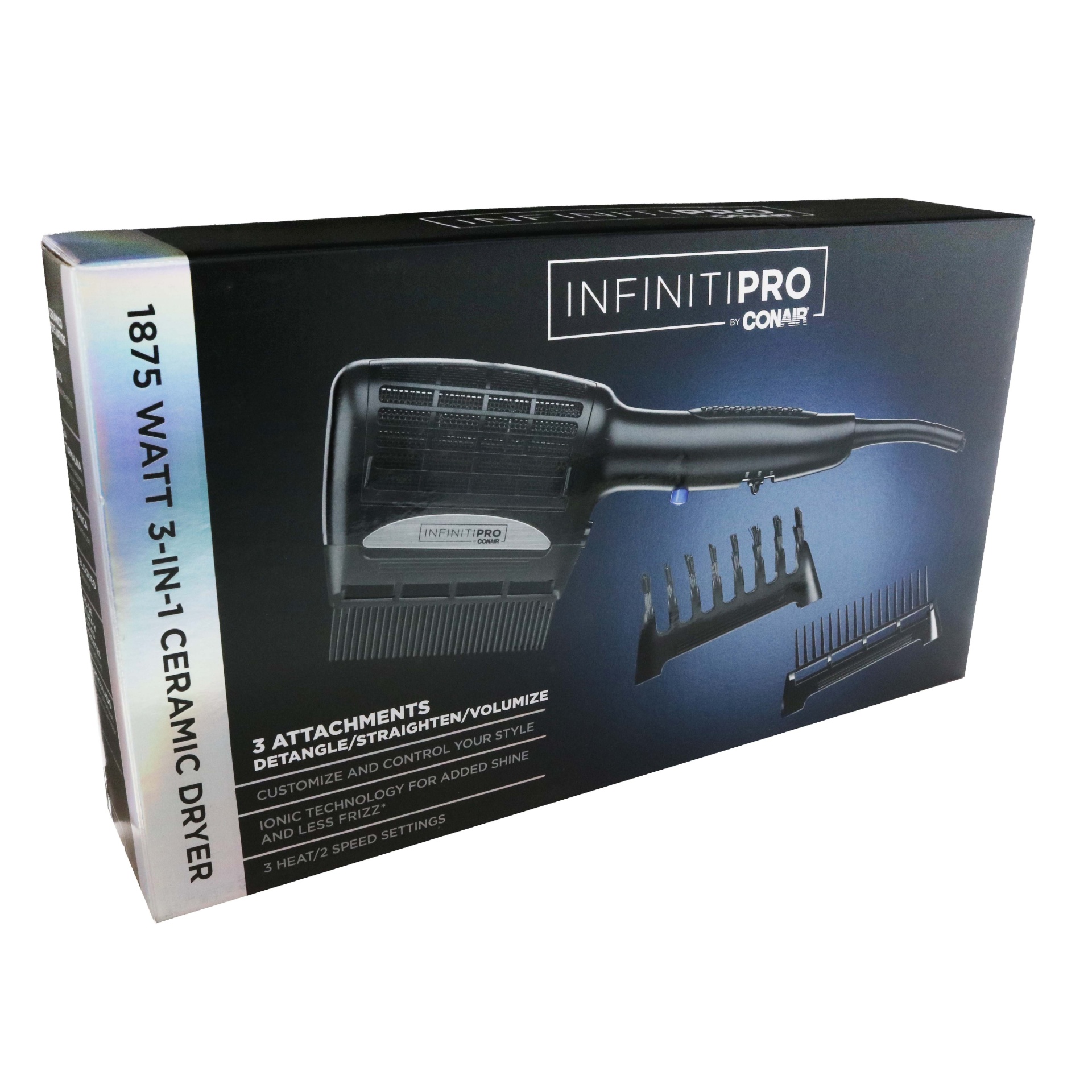 slide 1 of 1, Conair Infinity Pro 3-n-1 Ceramic Dryer, 1 ct