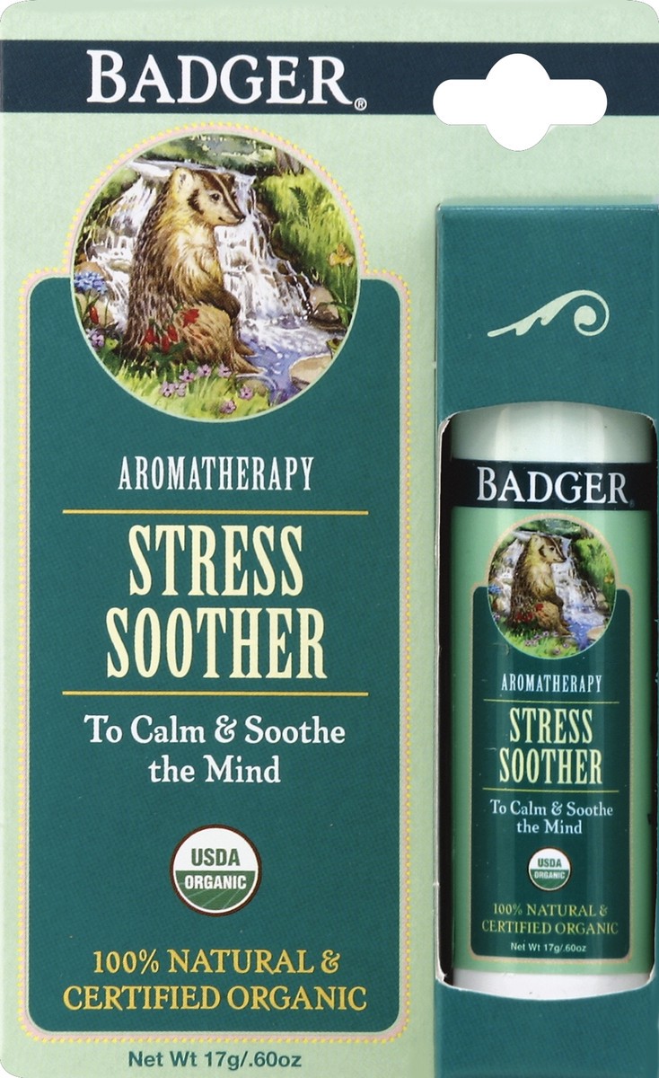 slide 4 of 5, Badger Stress Soother 0.6 oz, 0.6 oz