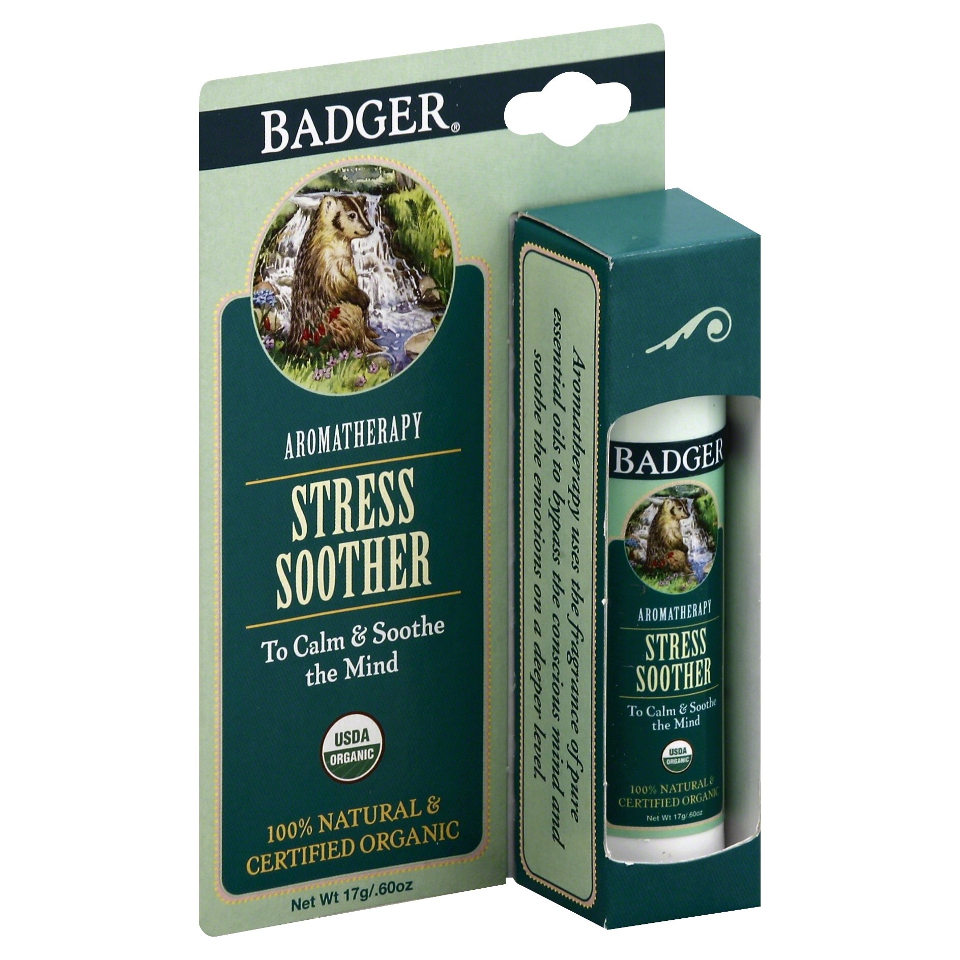 slide 1 of 5, Badger Stress Soother 0.6 oz, 0.6 oz