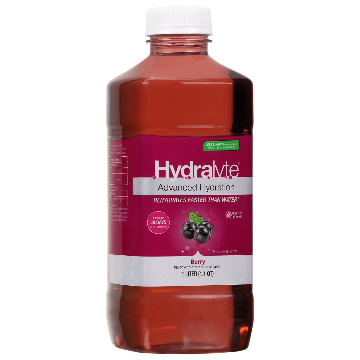 slide 7 of 13, Hydralyte Berry Liquid, 1 L Bottle, 1 liter