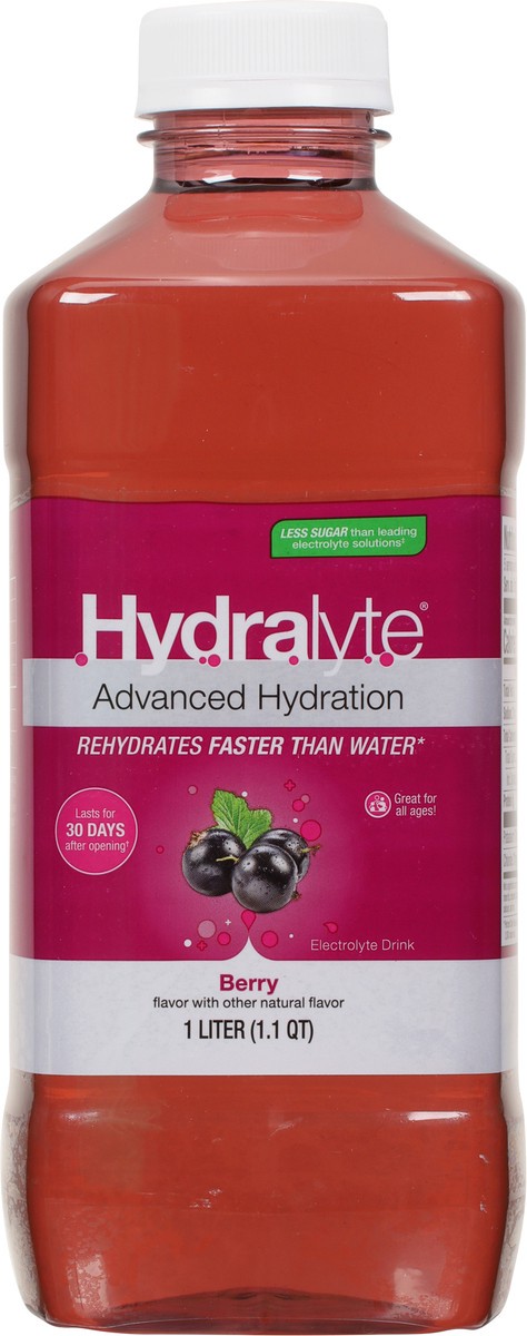 slide 4 of 13, Hydralyte Berry Liquid, 1 L Bottle, 1 liter