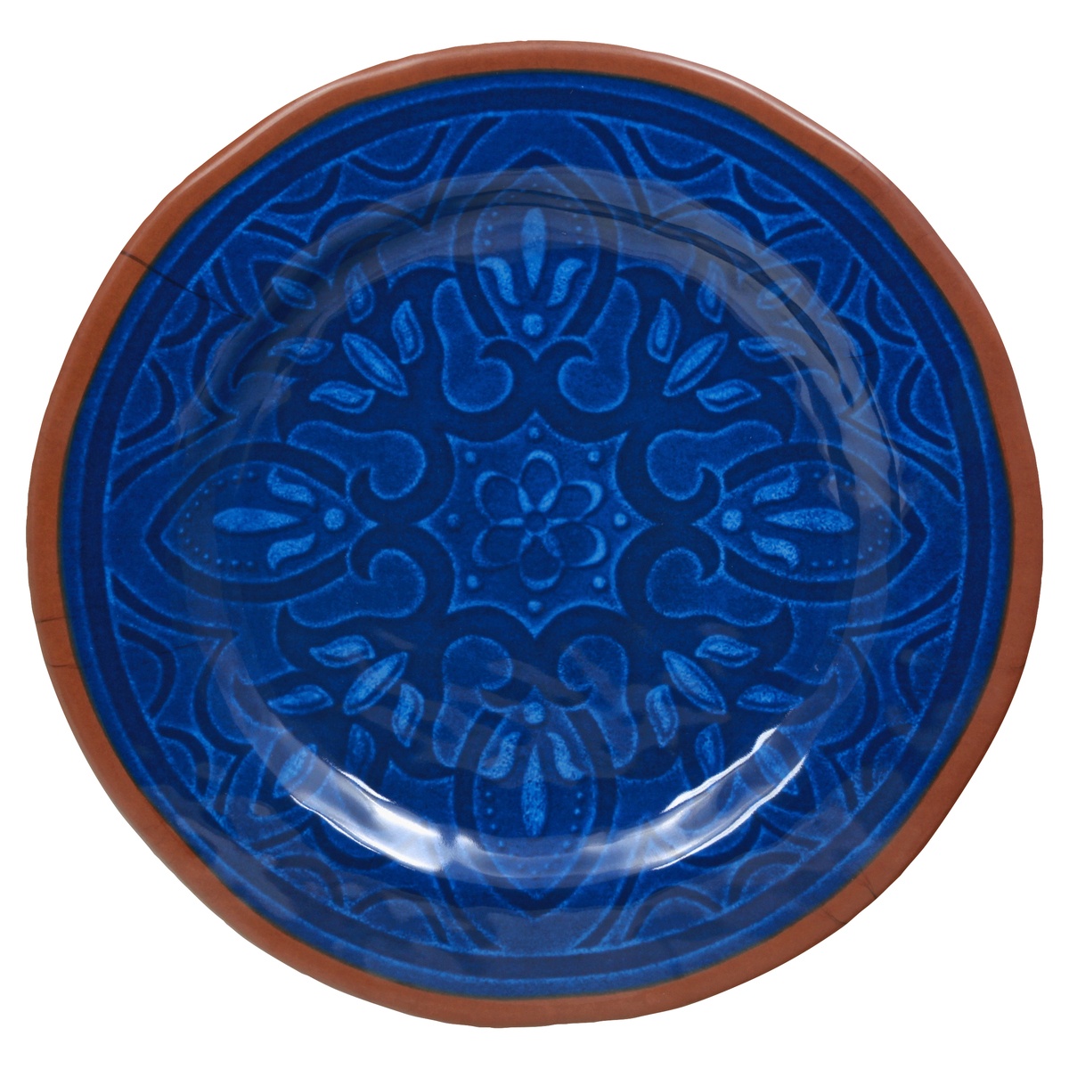 slide 1 of 1, Cocinaware Cobalt Medallion Salad Plate, 1 ct