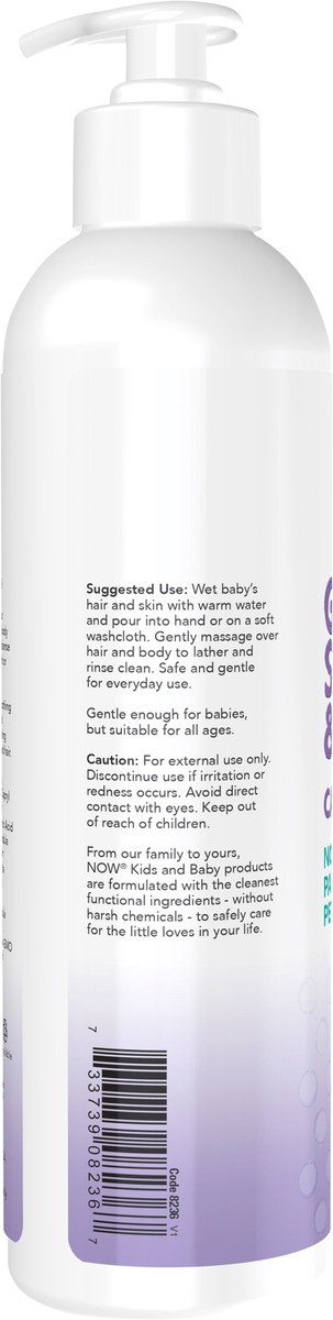 slide 6 of 8, NOW Gentle Baby Shampoo & Wash, Calming Lavender - 8 fl. oz., 8 fl oz