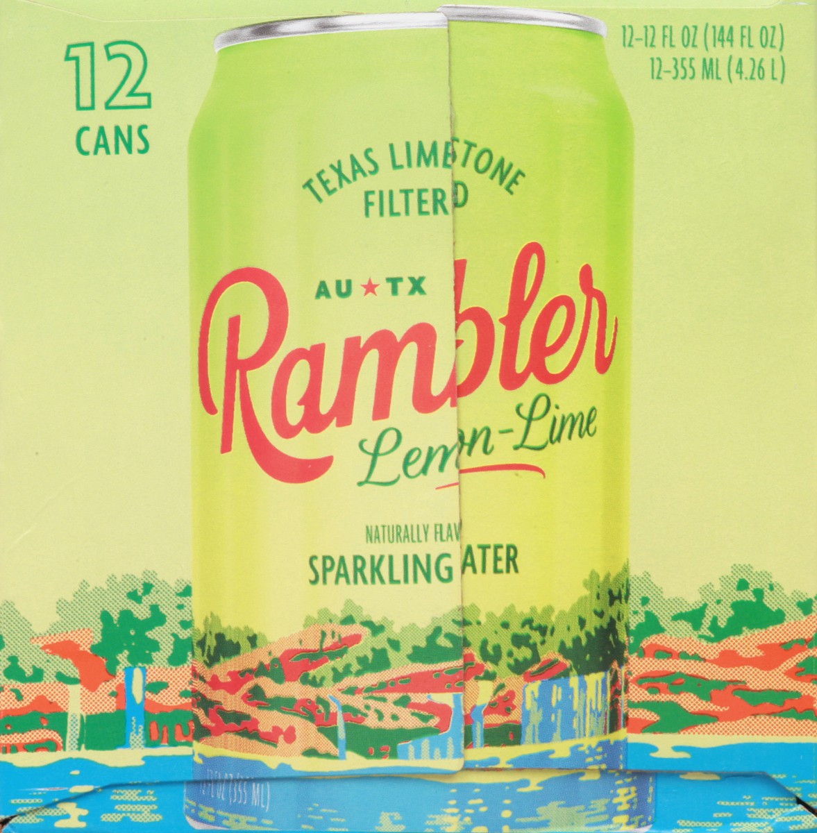 slide 4 of 13, Rambler Lemon Lime Sparkling Water 12-12 fl oz Cans, 12 ct