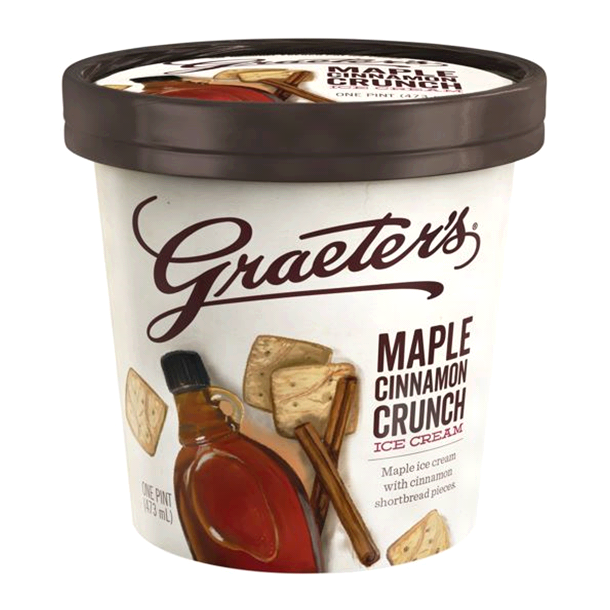 slide 1 of 1, Graeter's Maple Cinnamon Crunch Ice Cream, 16 oz