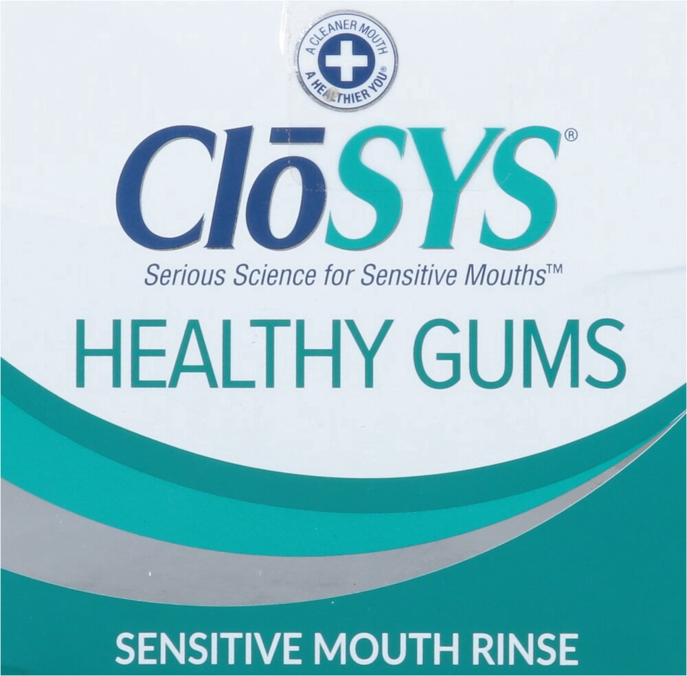 slide 2 of 5, CloSYS® Healthy Gums Gentle Mint Sensitive Mouth Rinse, 32 fl oz