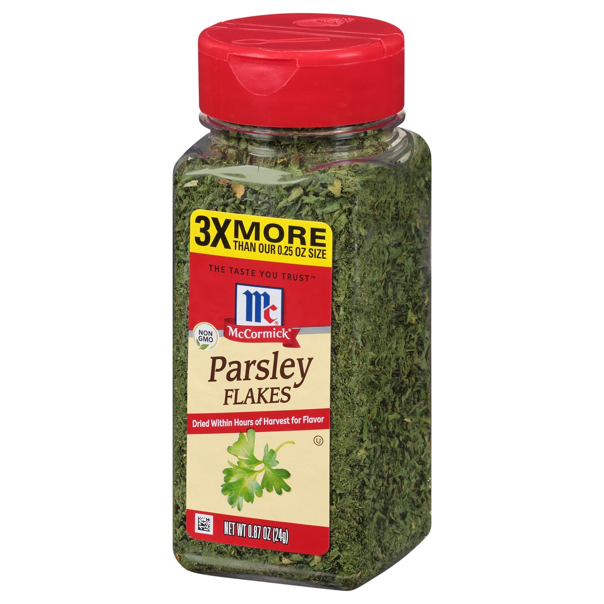 slide 5 of 9, McCormick Parsley Flakes, 0.87 oz