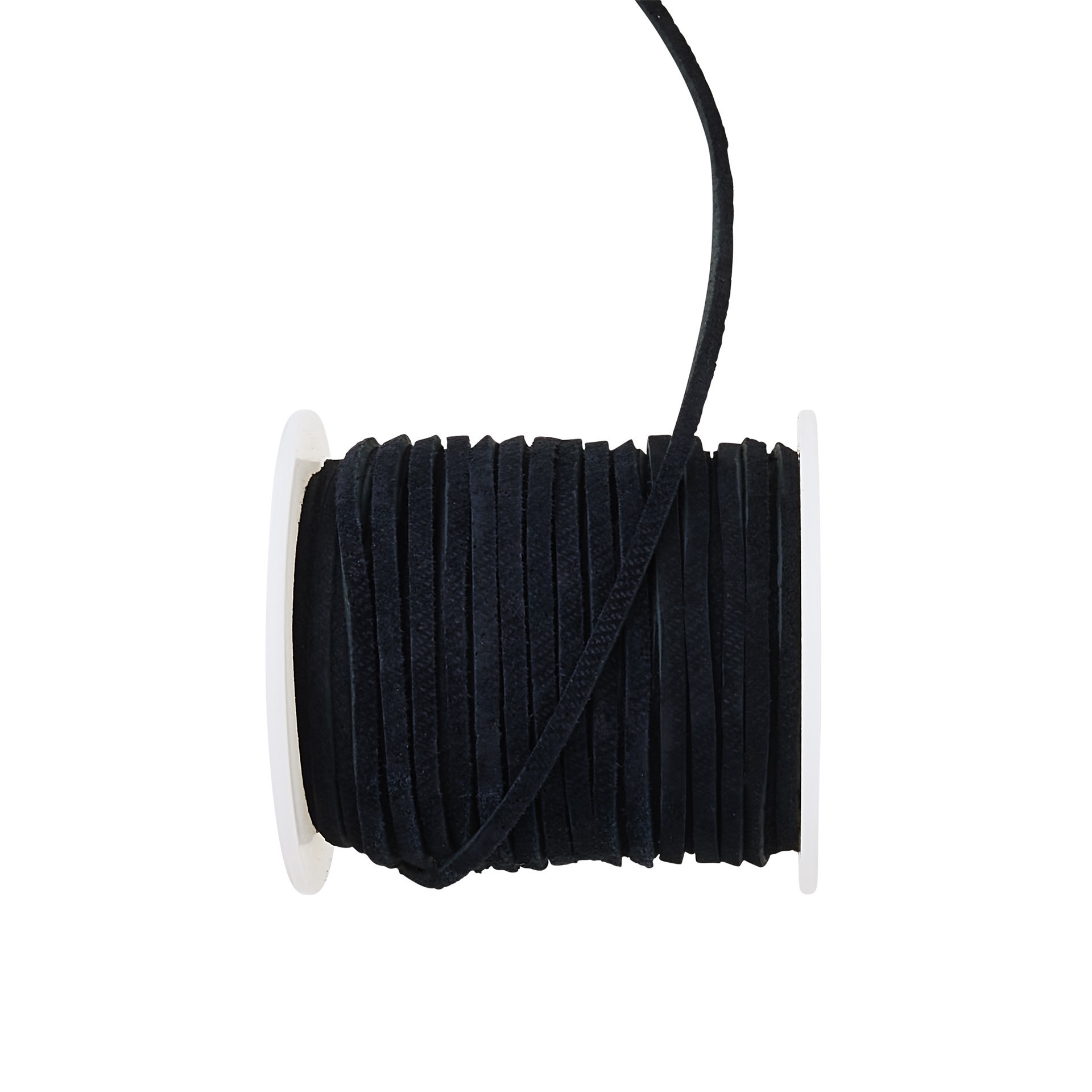 slide 3 of 4, Black Soft Suede Lace Cording By Bead Landing, 3/32 in