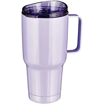 slide 1 of 1, Haven & Key Lavendar Summer Stainless Steel Tumbler with Handle, 30 oz