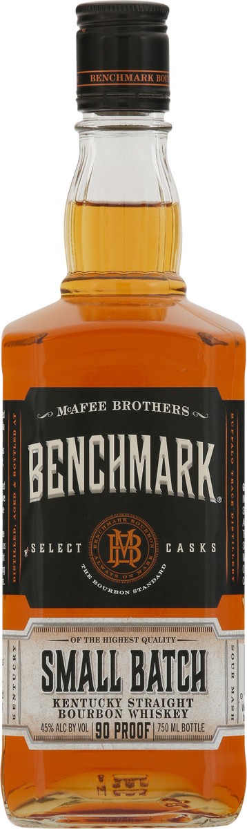 slide 3 of 9, Benchmark Small Batch Kentucky Straight Bourbon Whiskey 750ml 90 Proof, 750 ml