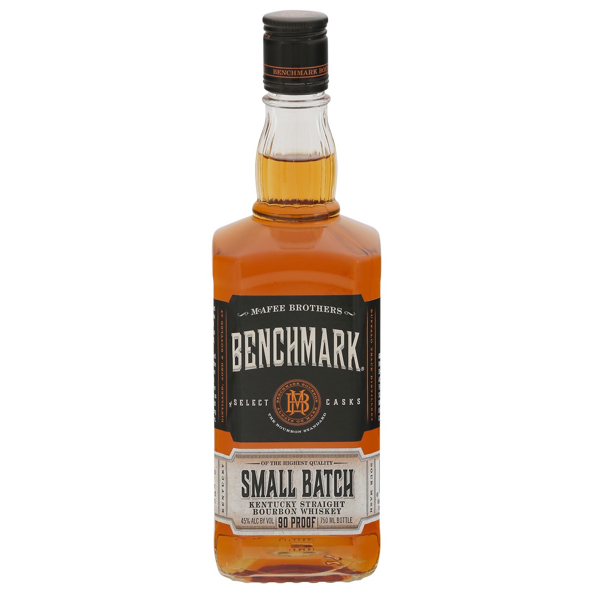 slide 6 of 9, Benchmark Small Batch Kentucky Straight Bourbon Whiskey 750ml 90 Proof, 750 ml