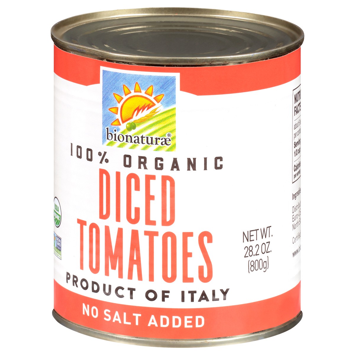 slide 3 of 9, bionaturae No Salt Added Diced Tomatoes 28.2 oz, 28.2 oz