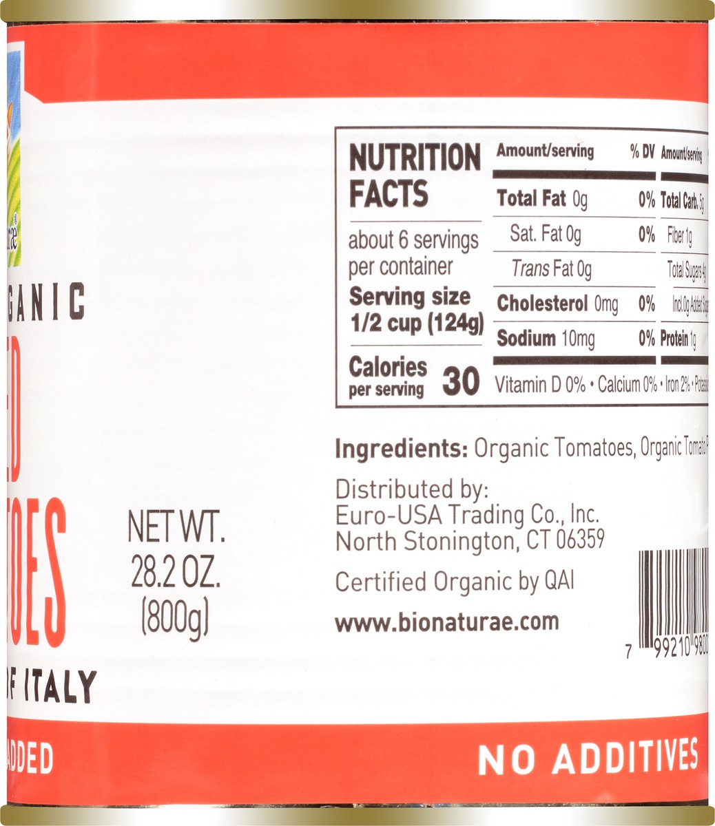 slide 8 of 9, bionaturae No Salt Added Diced Tomatoes 28.2 oz, 28.2 oz