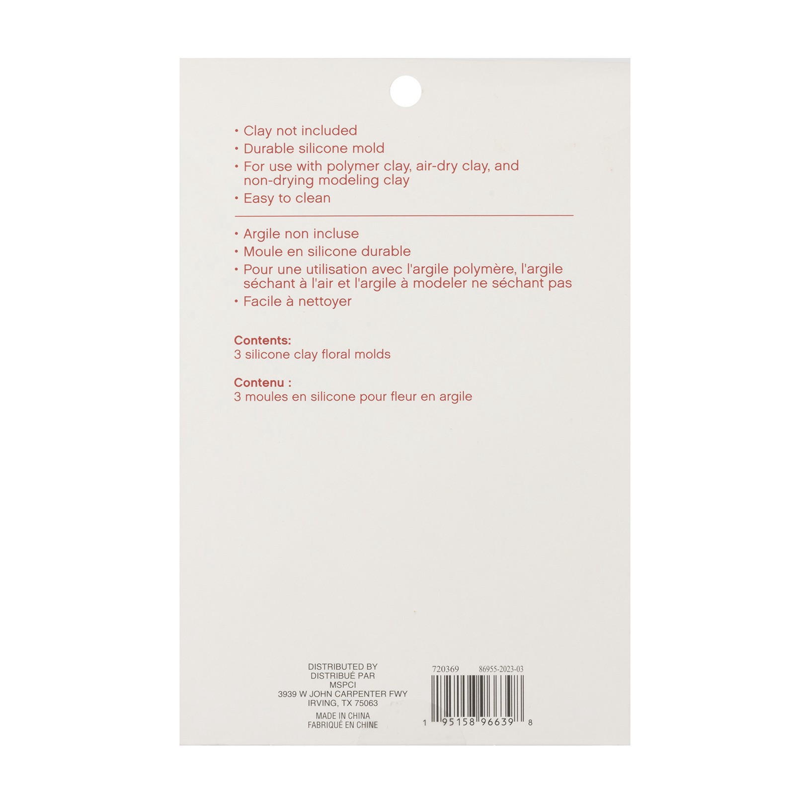 slide 2 of 3, Floral Clay Molds By Craft Smart, 6.75 in x 1.5 in