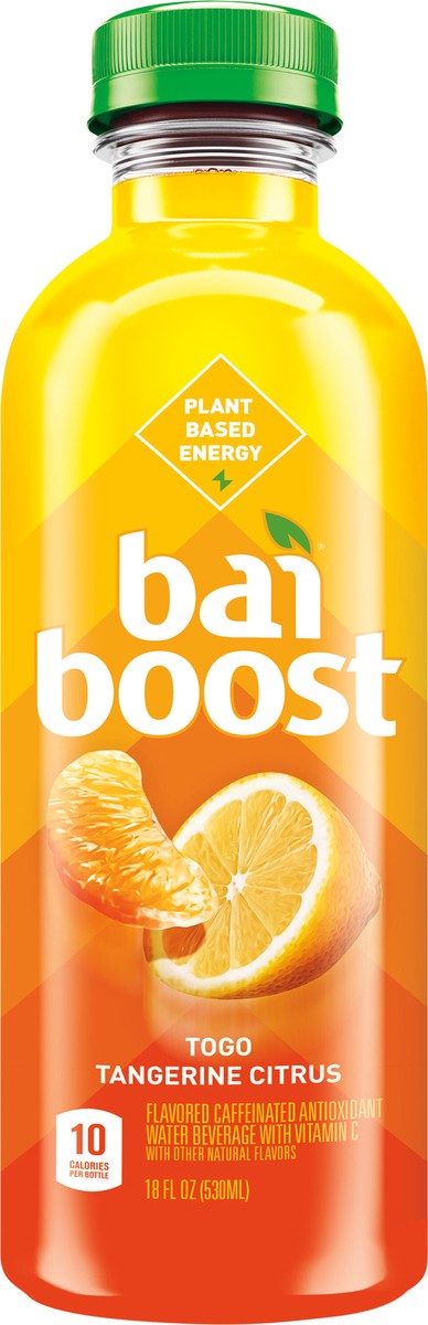 slide 1 of 7, Bai Boost Togo Tangerine Citrus, Antioxidant Infused Beverage Bottle - 18 fl oz, 18 fl oz