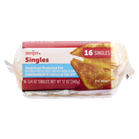 slide 18 of 25, Meijer American Cheese Singles, 12 oz