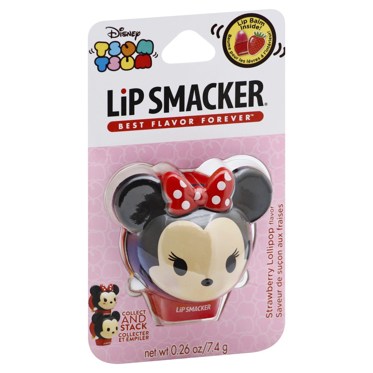 slide 9 of 10, Lip Smacker Disney Tsum Tsum Strawberry Lollipop Flavor Lip Balm 0.26 oz, 0.6 oz