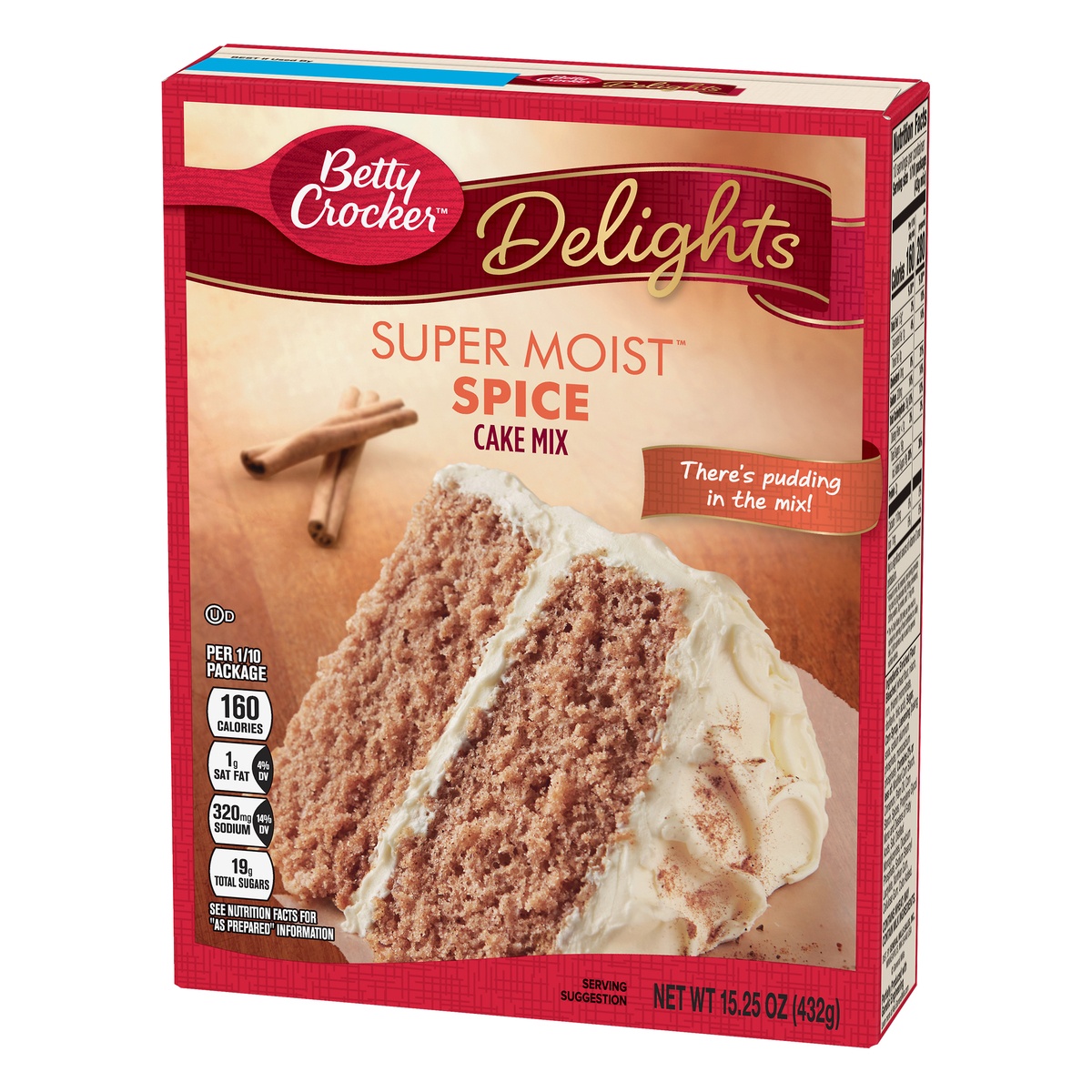 slide 3 of 4, Betty Crocker Super Moist Spice Cake Mix, 15.25 oz