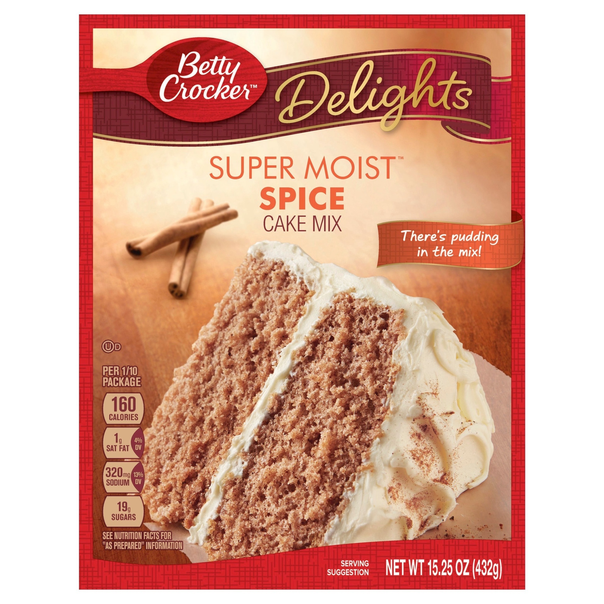 slide 1 of 4, Betty Crocker Super Moist Spice Cake Mix, 15.25 oz
