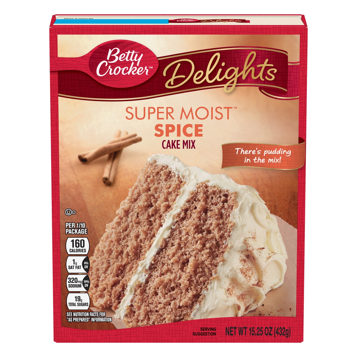 slide 1 of 1, Betty Crocker Delights Super Moist Spice Cake Mix 15.25 oz, 15.25 oz