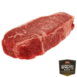 American Style Wagyu Beef Boneless New York Strip - Extra Thick Cut
