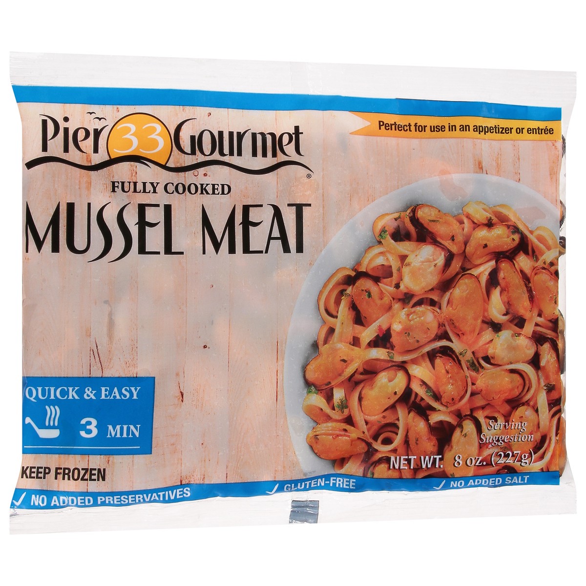 slide 13 of 13, Pier 33 Gourmet Mussel Meat 8 oz, 8 oz