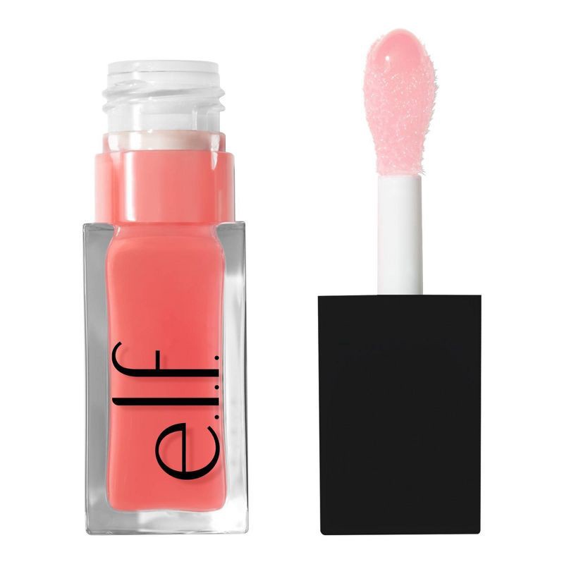 slide 1 of 11, e.l.f. Pink Quartz Glow Reviver Lip Oil 0.25 fl oz, 0.25 fl oz