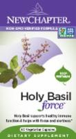 slide 1 of 1, New Chapter Holy Basil Force Capsules, 60 ct