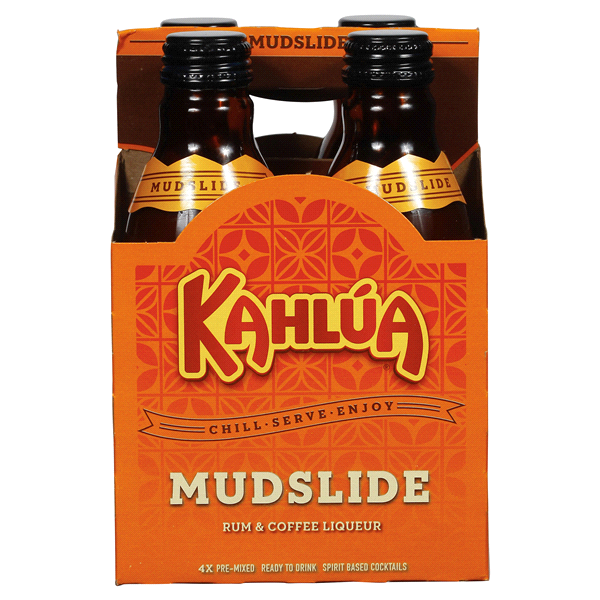 slide 1 of 1, Kahlua Ready-to-Drink Mudslide, 4 ct; 200 ml