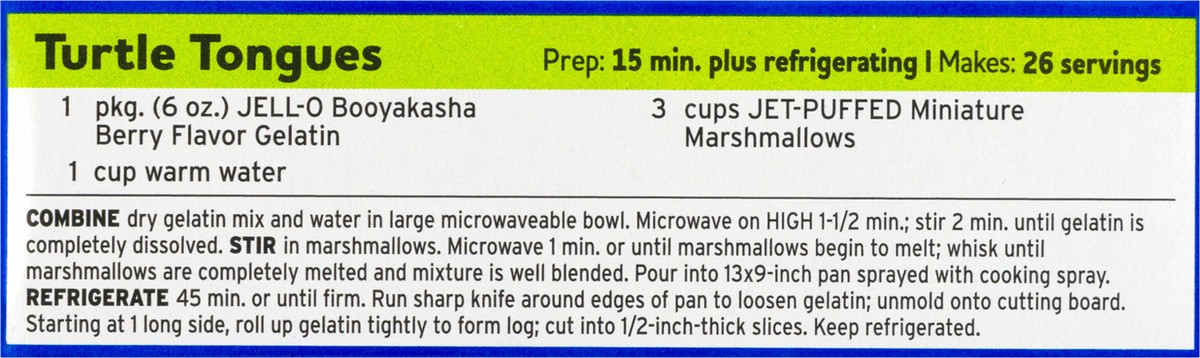 slide 10 of 13, Jell-O Booyakasha Berry Gelatin Dessert 6 oz Box, 6 oz