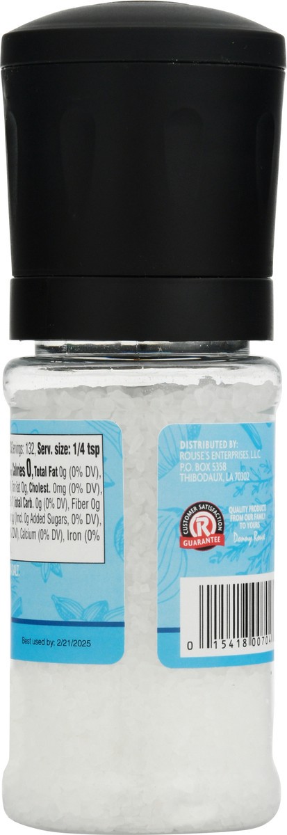 slide 9 of 12, Rouses Markets Sea Salt Crystals Grinder 7 oz, 7.5 oz
