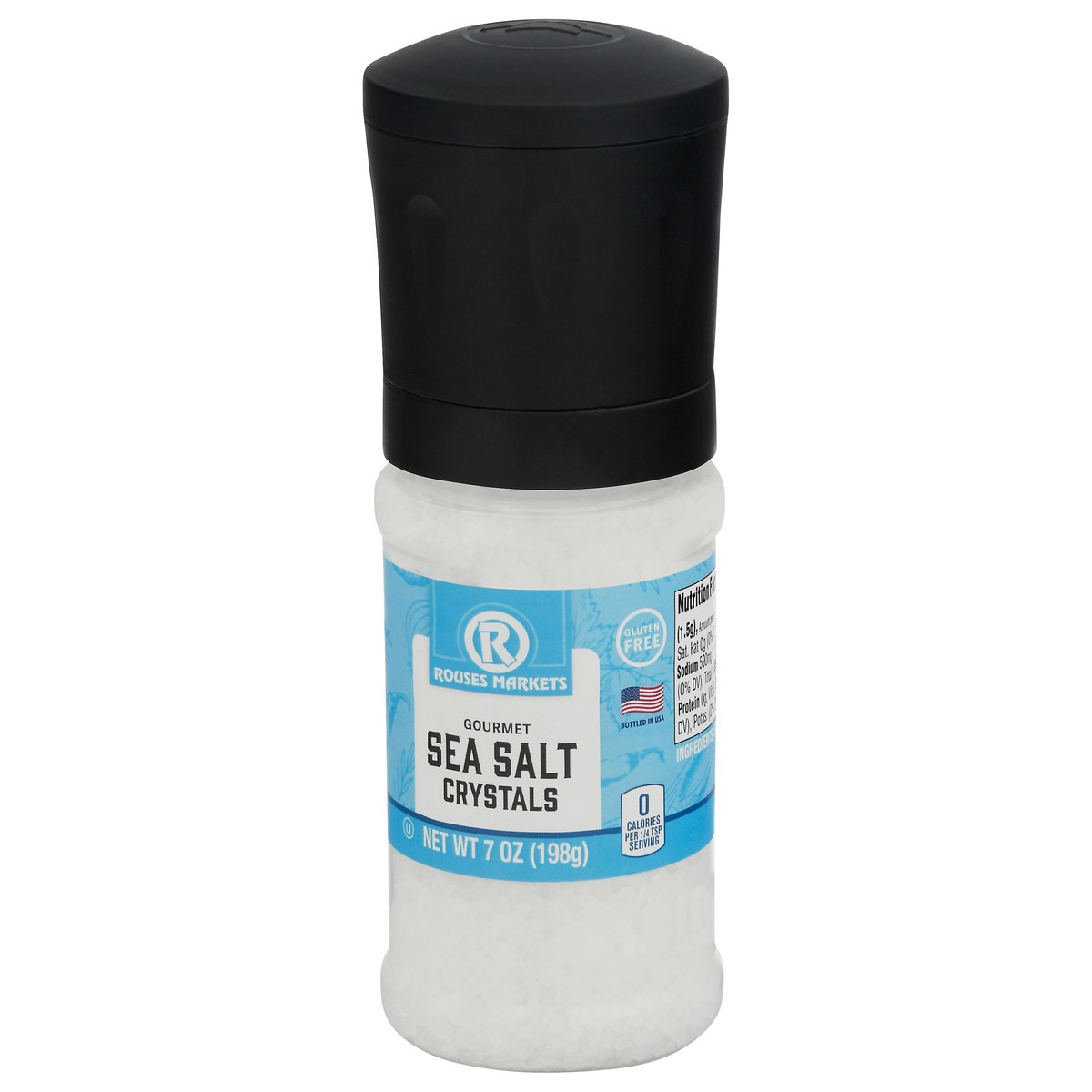slide 8 of 12, Rouses Markets Sea Salt Crystals Grinder 7 oz, 7.5 oz