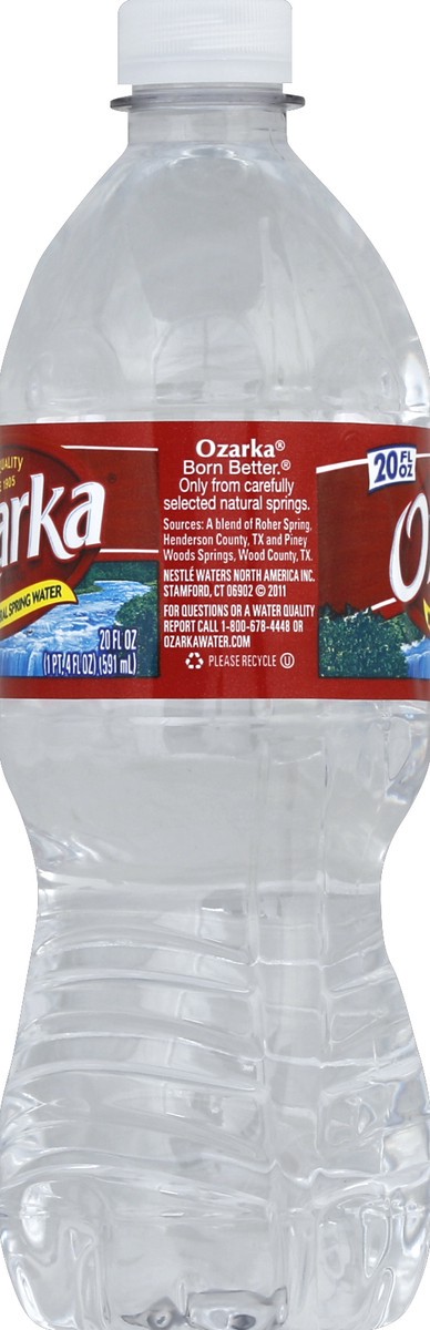 slide 4 of 4, OZARKA Brand 100% Natural Spring Water- 20 oz, 20 oz