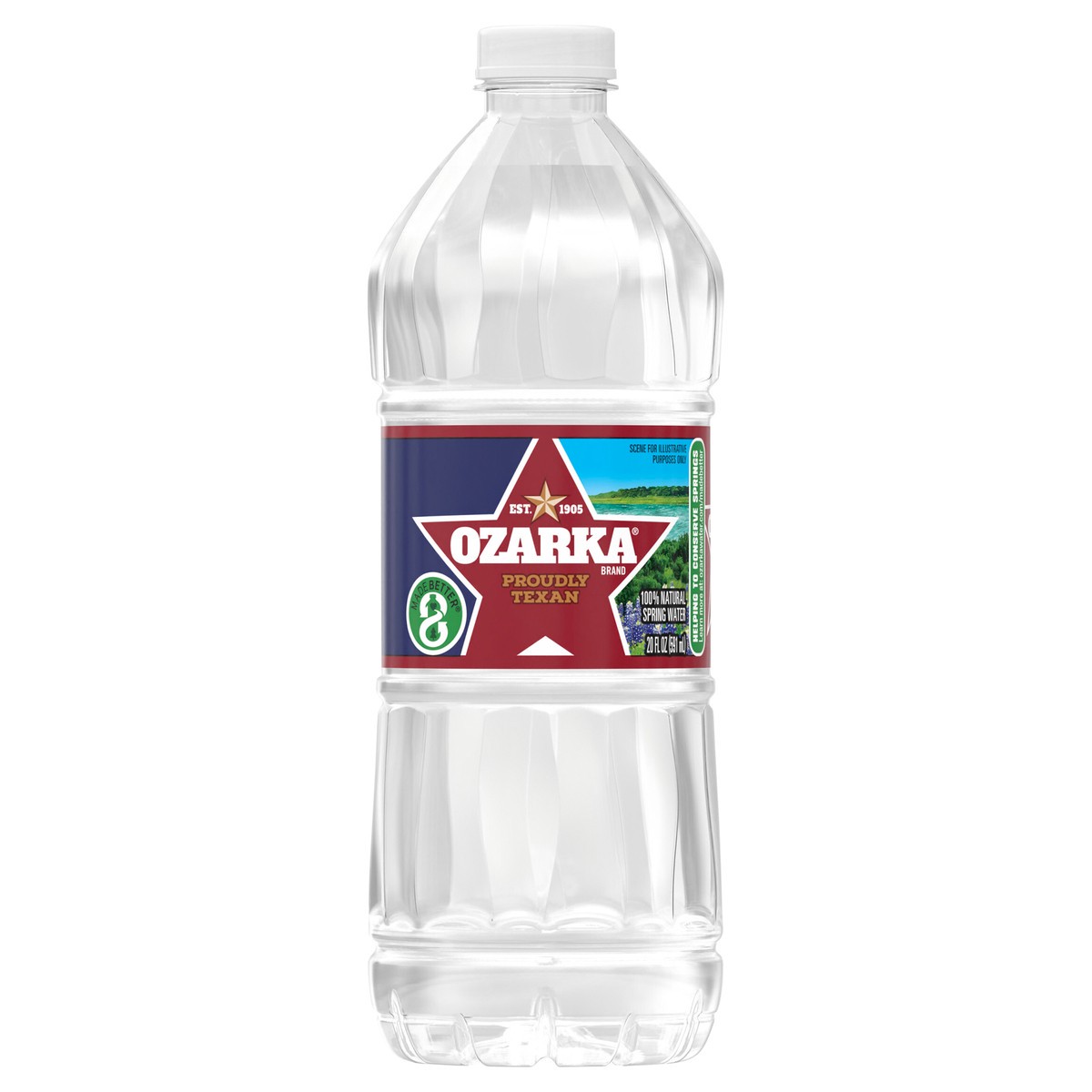 slide 1 of 4, OZARKA Brand 100% Natural Spring Water- 20 oz, 20 oz
