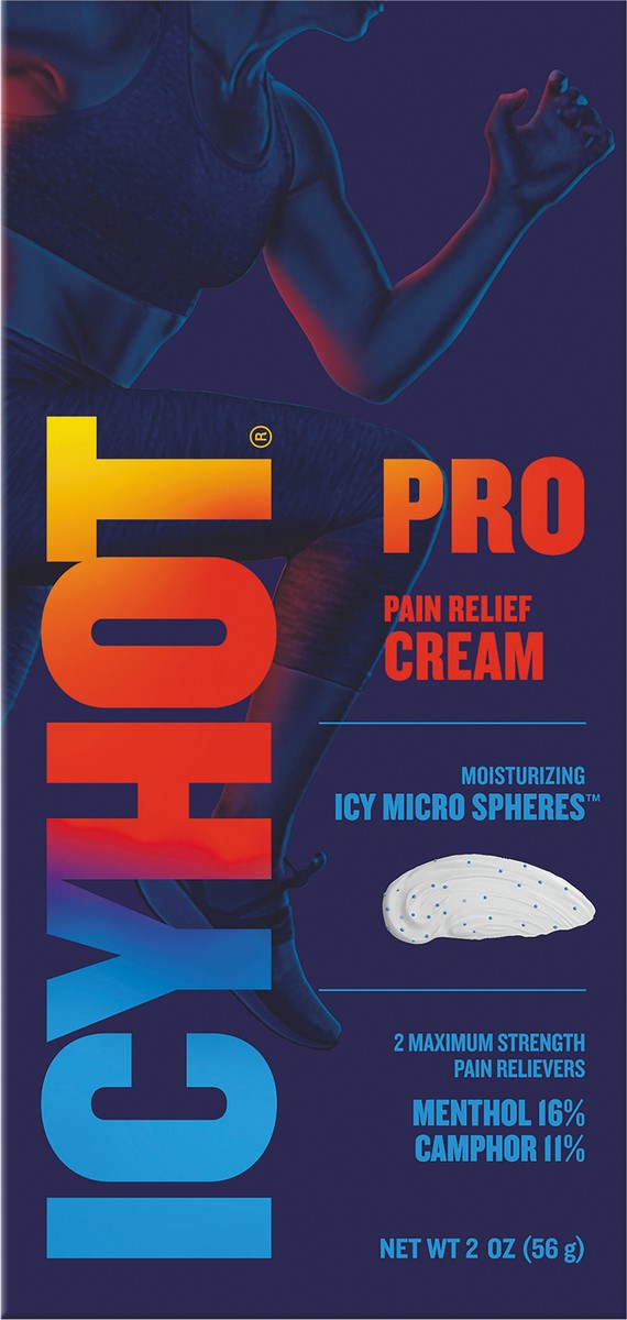 slide 3 of 7, Icy Hot Pro Cream Pain Relief 2 oz, 2 oz