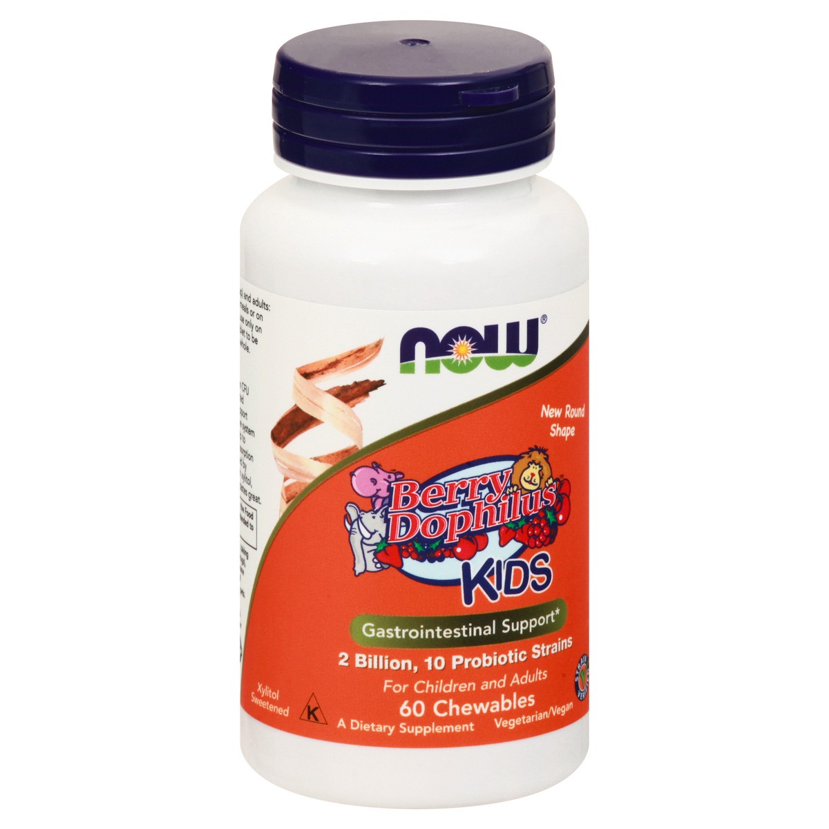 slide 8 of 9, NOW BerryDophilus™ Kids - 60 Chewables, 60 ct
