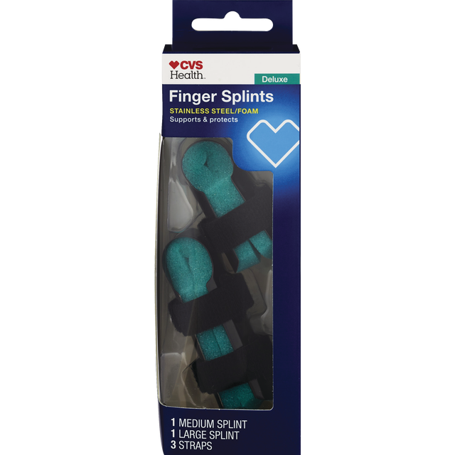 slide 1 of 1, CVS Health Fashion Finger Splint, 1 ct
