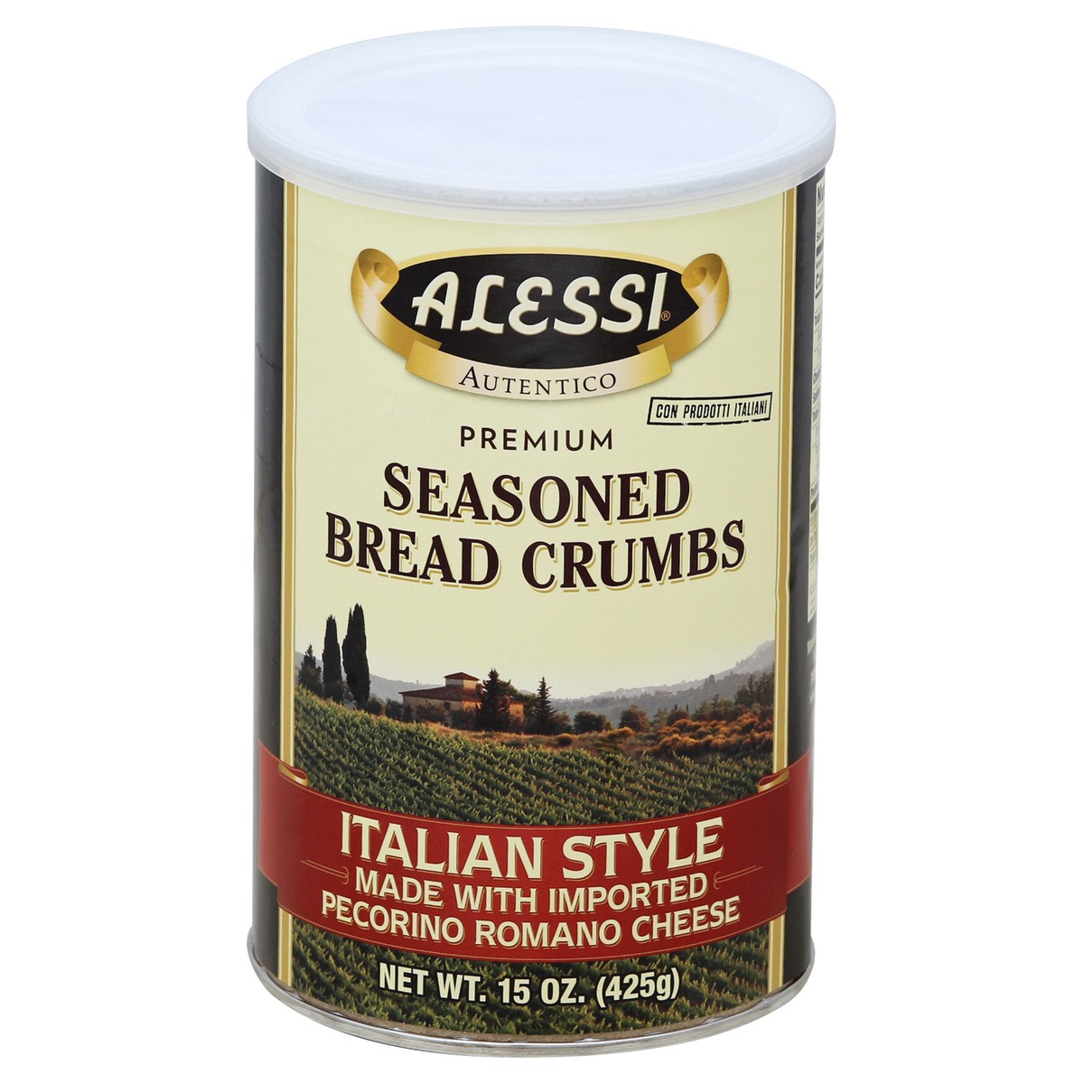 slide 3 of 3, Alessi Breadcrumbs Italian, 15 oz