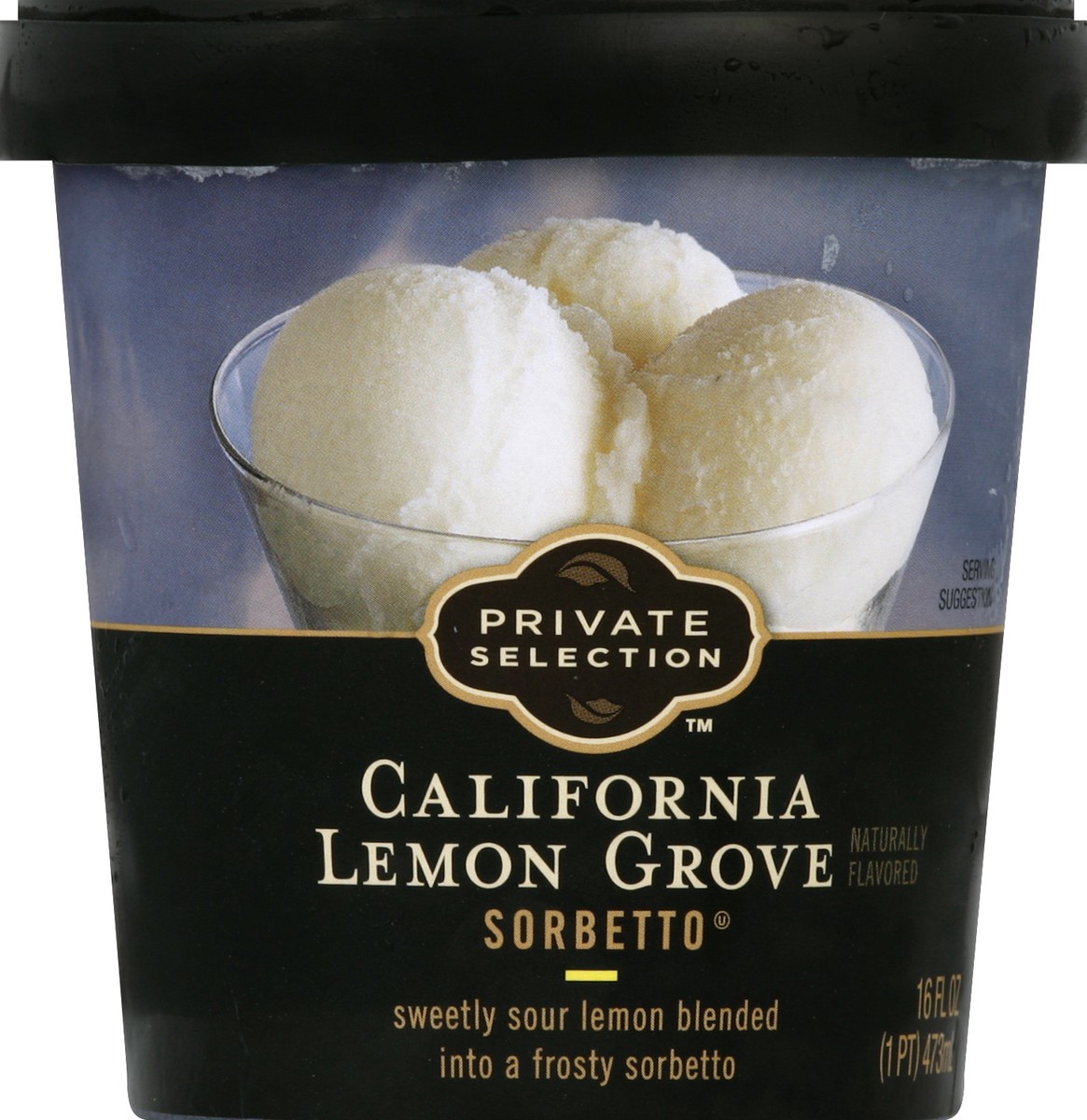 slide 5 of 6, Private Selection California Lemon Grove Sorbetto, 16 fl oz