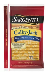 Sargento Natural Deli Style Sliced Colby Monterey Jack Cheese