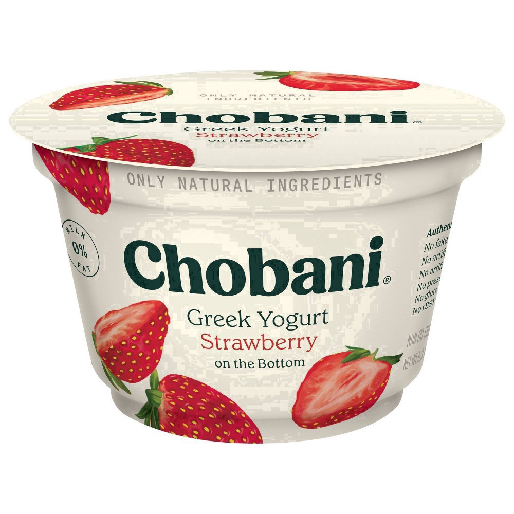 slide 78 of 83, Chobani Strawberry on the Bottom Nonfat Greek Yogurt - 5.3oz, 5.3 oz