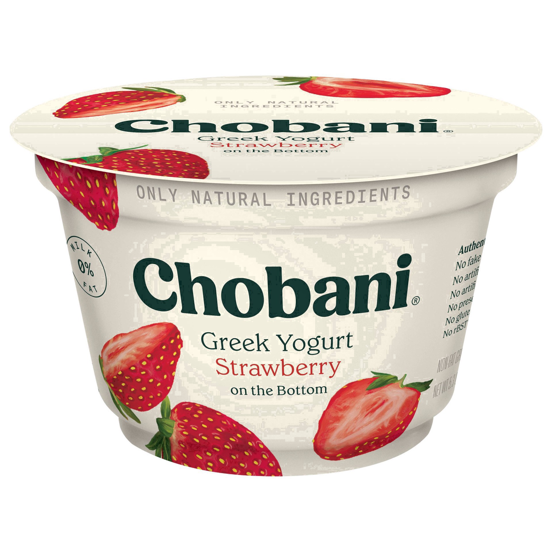 slide 6 of 83, Chobani Strawberry on the Bottom Nonfat Greek Yogurt - 5.3oz, 5.3 oz
